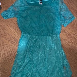 Wrapper Robin Egg Blue Easter Dress.